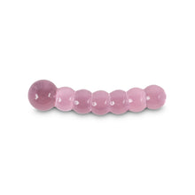 Load image into Gallery viewer, Tempered Glass Adult Pink Dildo Sex Toy Bondage BDSM Naughty Kinky Anal Butt Plug Beads
