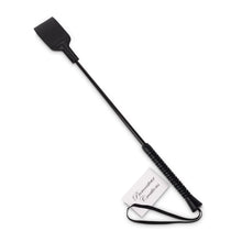 Load image into Gallery viewer, Black Bondage BDSM Leather Whip Flogger Riding Crop Paddle Sex Toy Naughty Kinky
