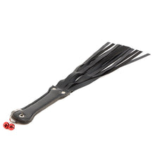 Load image into Gallery viewer, Black Bondage BDSM Leather Paddle Whip Flogger Riding Crop Sex Toy Naughty Kinky
