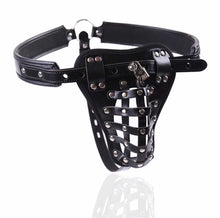 Load image into Gallery viewer, Erotic Bondage Mens Chastity Belt Cage Thong Cuckold Cuck Sissy Sub Gay Man Restraints Belt BDSM Adult Kinky Sexy Set Club Wear Lingerie
