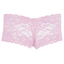 Load image into Gallery viewer, Erotic Mens Lingerie Pink Lace Underwear Panties Sissy Cuckold Cuck Sub Submissive Cross dresser Gay Men BDSM Adult Kinky Sexy Set Club Wear
