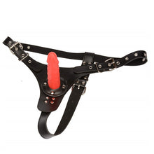 Load image into Gallery viewer, Strap-on Dildo with Harness Belt Adjustable Dildo Leather Sex Toy for Women Lesbian Lovers Masturbation Cuckold Pegging
