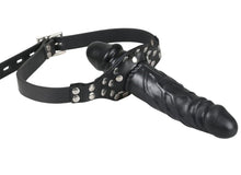 Load image into Gallery viewer, Mouth Gag Dildo with Harness Belt Adjustable Leather Sex Toy for Men Women Lesbian Gay Masturbation Cuckold Pegging Sub Dom Submissive BDSM
