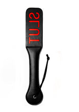 Chargez l&#39;image dans la visionneuse de la galerie, &lt;transcy&gt;Bondage BDSM Black SLUT Cuir Paddle Whip Flogger Riding Crop Sex Toy Coquine Kinky&lt;/transcy&gt;
